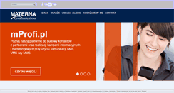 Desktop Screenshot of materna.com.pl